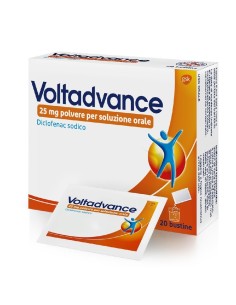 Voltadvance Antinfiammatorio Diclofenac Dolori Articolari Dolore Cervicale Mal di Schiena 20 Bustine